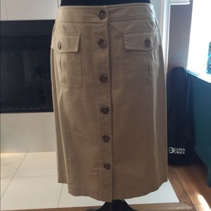 Banana Republic khaki skirt